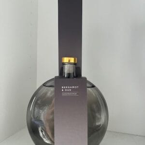 Reed Diffuser Smokey Black Oval Reed diffuser